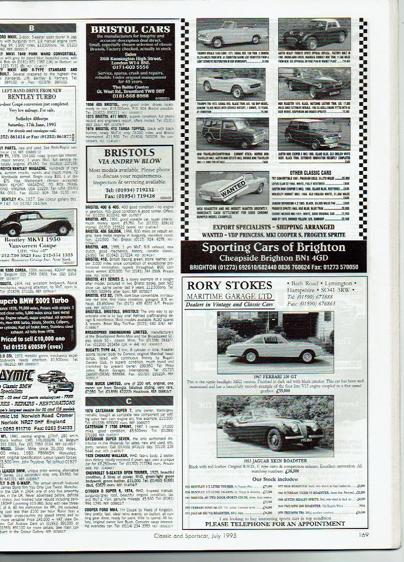 Old Advert from 1995 ,how time flies ...