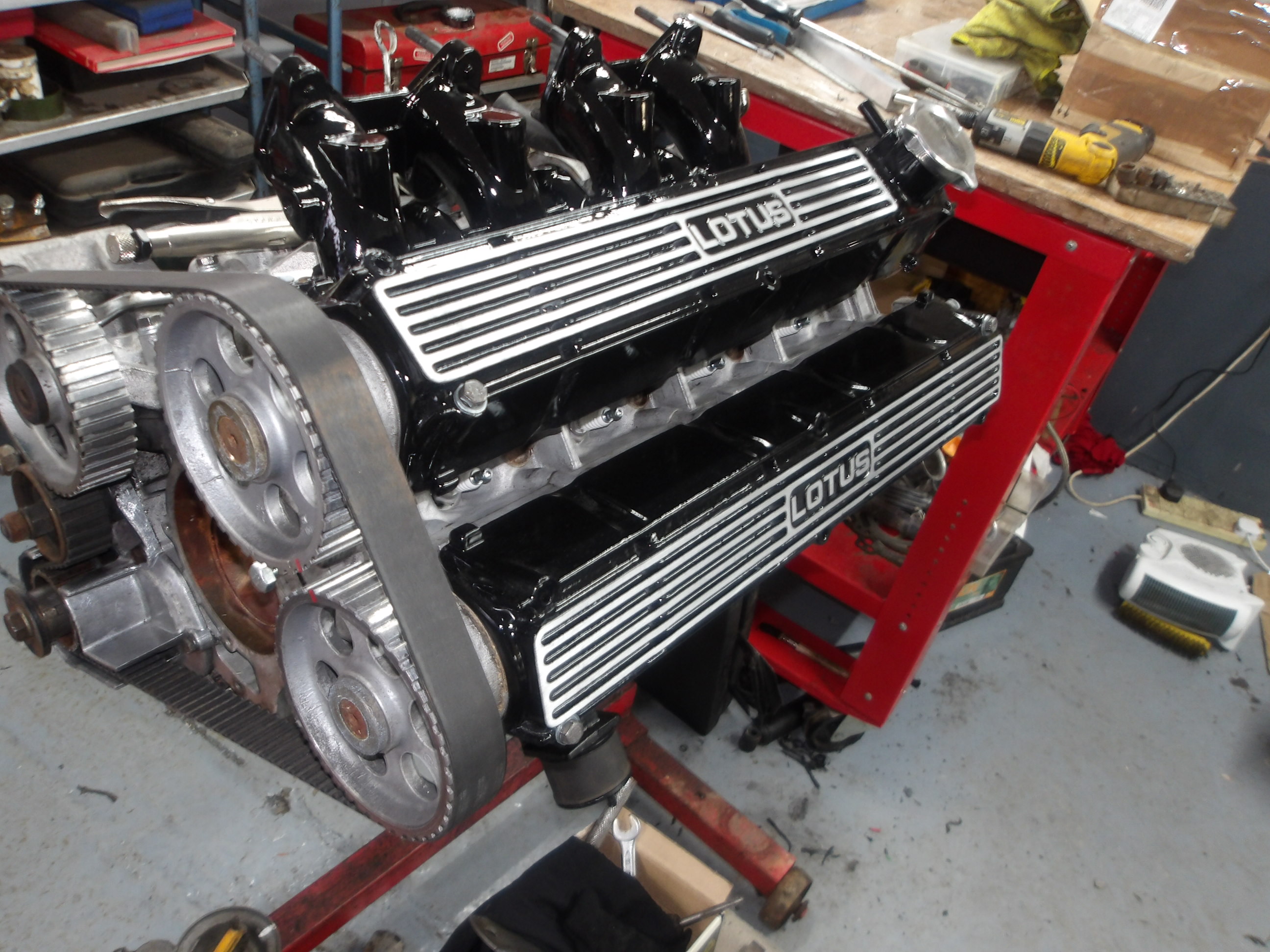 Engine and engine bay detailing