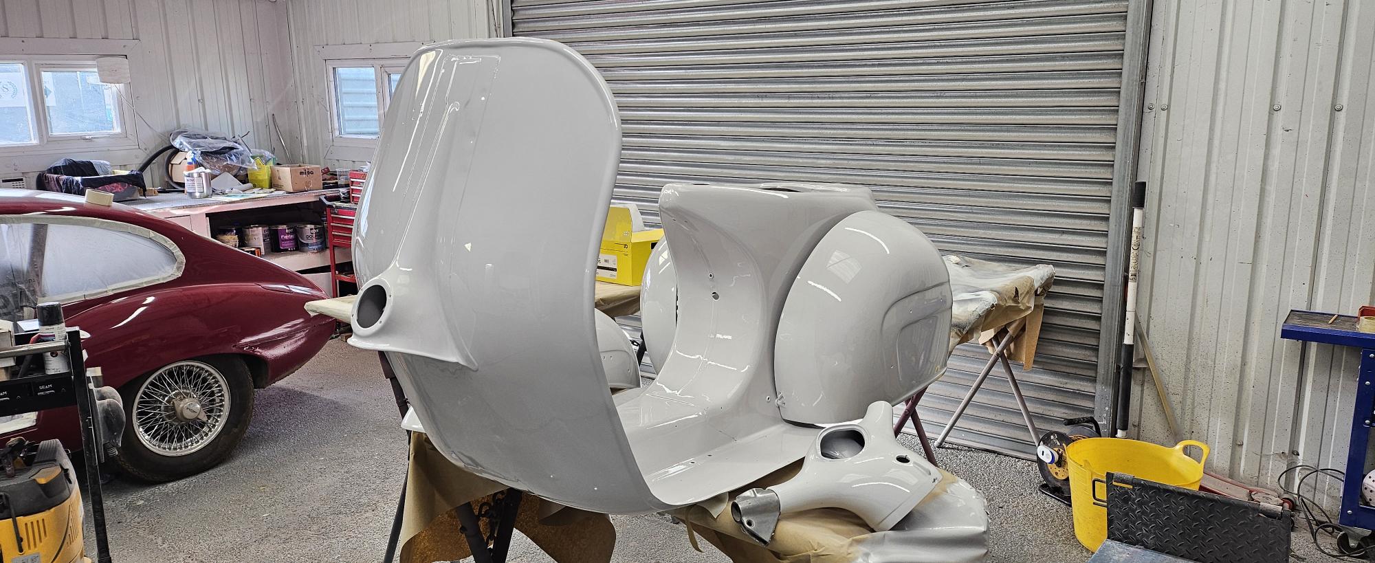 Scooter painted